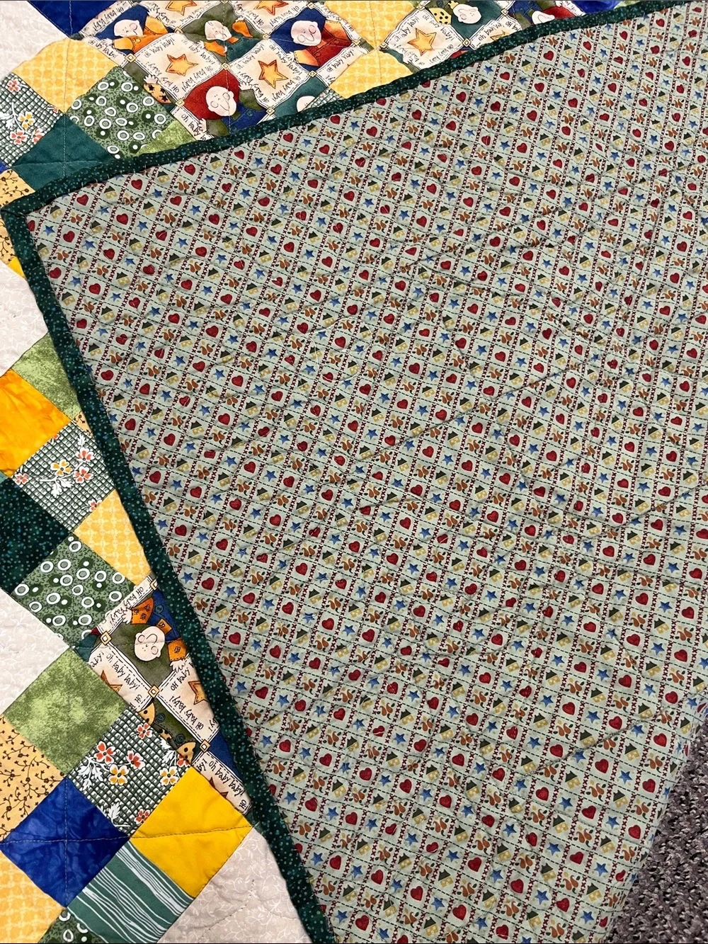 Hand Crafted care tones patchwork